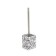 Zelda toilet brush, white color