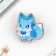 Keychain for keys with the icon "Blue characters", anime