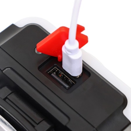 Battery -off Llamp, 10 W, 1200 mAh, XPG, LED, 3 modes, IP65, USB-4