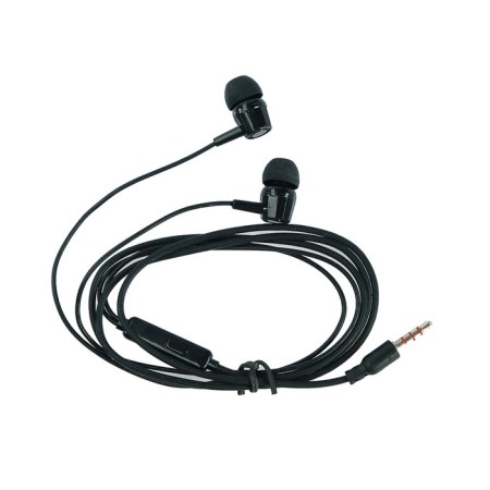 Headphones Krutoff HF-J69, vacuum, microphone, 106 dB, 16 Ohm, 3.5 mm, 1 m, black-1
