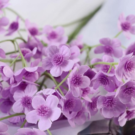 Artificial stained flowers 2x60 cm, lilac-1