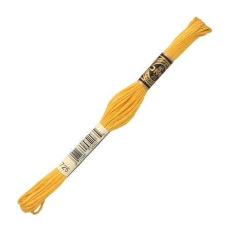 The threads of the DMC 117 (725), 12 pcs. packaged