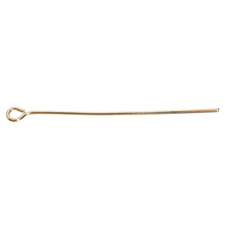 Pin with a loop cm-1087, 4 cm, packaging 100 g, color gold