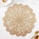 A set of lapeling of the openwork shares "Lydia", d = 38 cm, 4 pcs, color gold