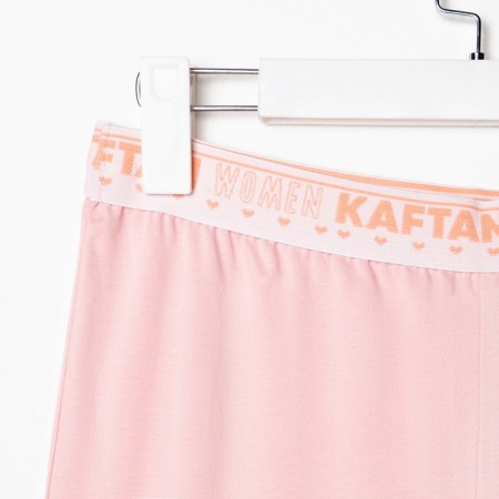 Female pajamas (T-shirt and trousers) KAFTAN "BASIC" size 40-42, pink color-10