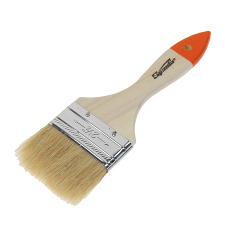 SPARTA SLIMLINE flat brush, wooden handle, natural bristles, 63 mm