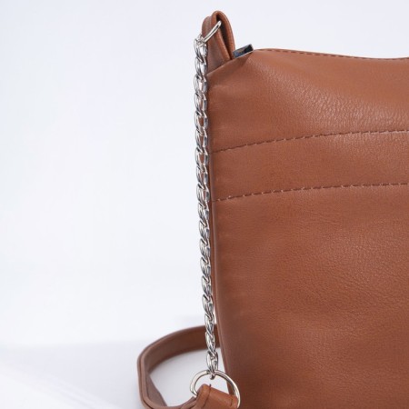 Bag Cross-Bodi with a zipper, the color is red-7