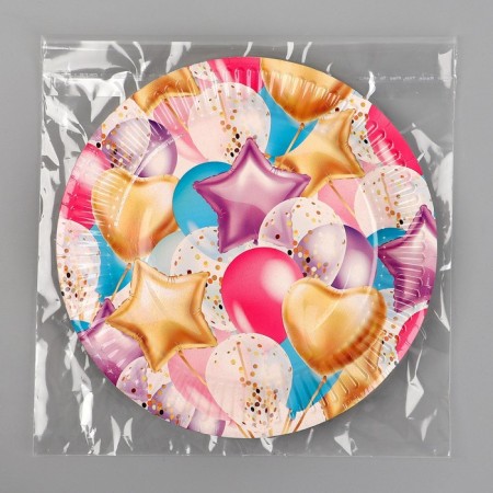 Disposable paper plate "Balls"-3