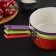 Bucket "light marble", 1 l, silicone pen, anti -stick coating, mix color