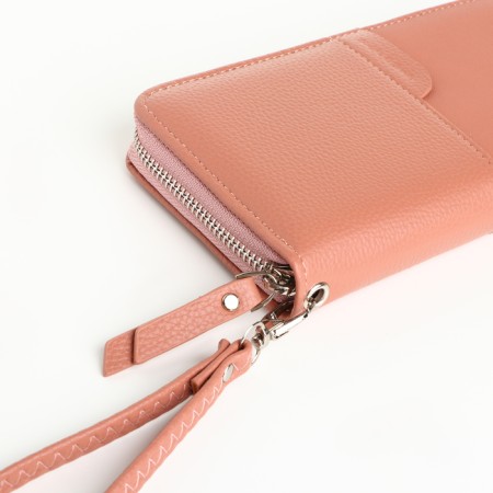 Women's wallet with lightning, pink color-2