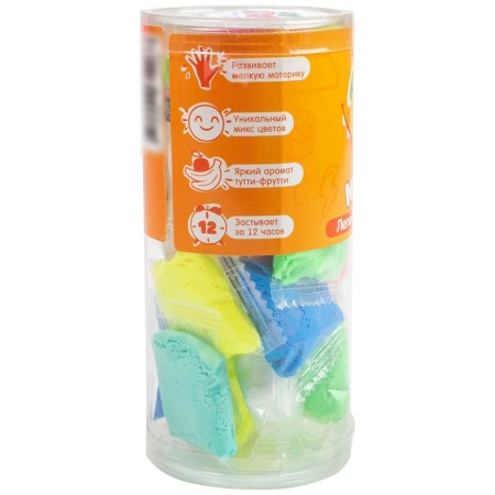 Light Crazy Clay plasticine, NEON (Mini) Tutti-Frutti set-5