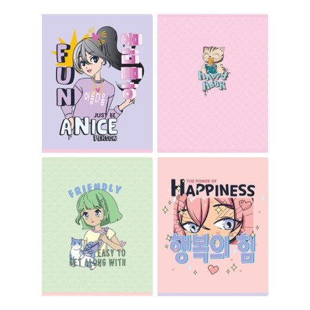 Notebook 60 sheets in the cage "Best Friends", covered Cardboard, OFSET block, mix