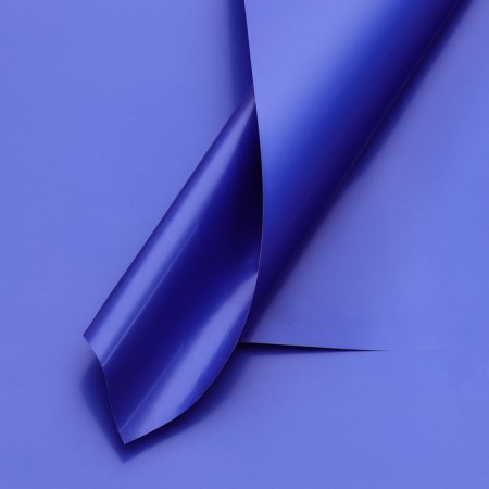 Flower film tinted, matte, royal blue, 57 x 57 ± 1 cm, 65 μm
