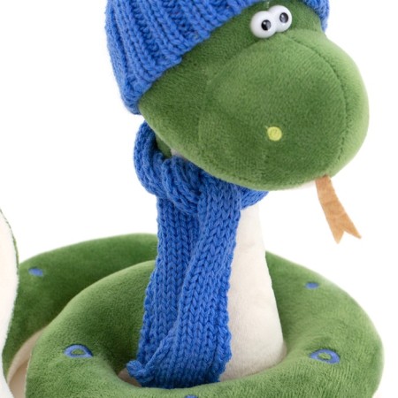 New Year! Soft toy "Semey Syoma", in a blue hat, 20 cm-3