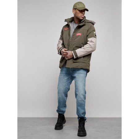 Male Winter jacket, size 56, khaki color-15