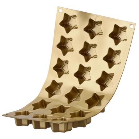 Form for the preparation of cakes Stars, silicone-6