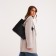 Women's bag-bag on a magnet, cosmetic bag, black color