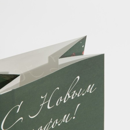 Package without handles "Wreath", 10 x 19.3 x 7 cm, New Year-5