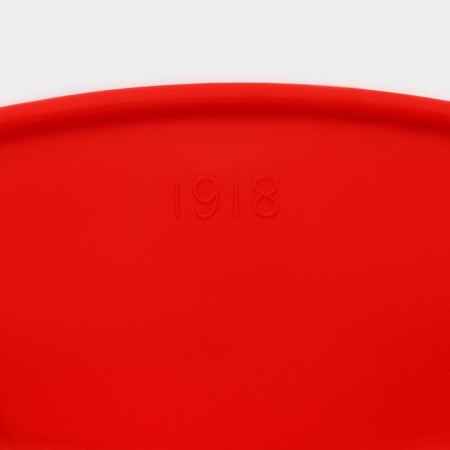 Silicone form for baking the shade "Snowflake", 23 × 3.5 cm, red color-8