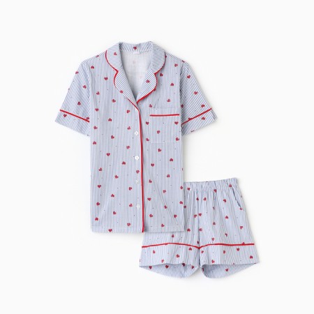 COMPLEMENT WOMEN COMMUNICATION (shirt/shorts), blue/red color, size 56-5