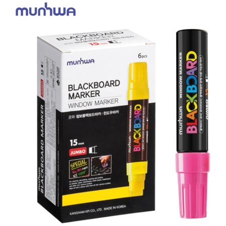 Cretaceous Munhwa "Black Board Jumbo" Pink, 15mm, water base-4