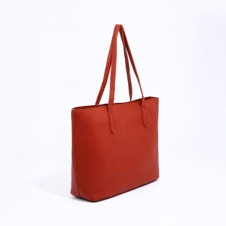 Zipper bag with zipper, brown color-1