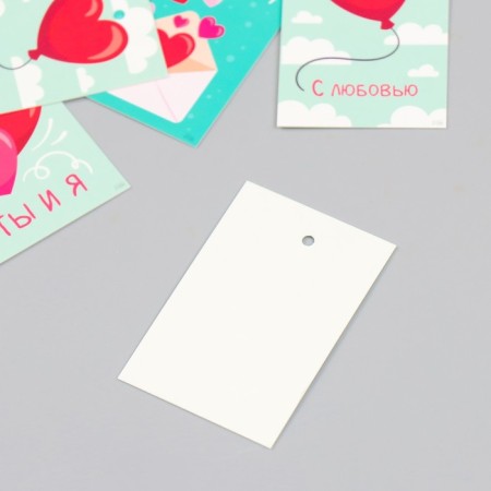 Cardboard "Love" set 10 pcs (5 types) 4x6 cm-3