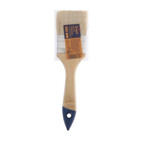 Brush flat tundra, natural bristles, wooden handle, 2 ", 50 mm-4