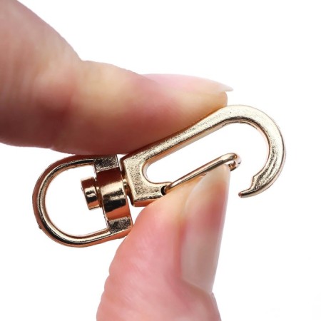 Metal carbine, 37 × 13 mm / 9.5 × 1.8 mm, 5 pcs, gold color-2