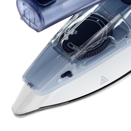 Iron Rowenta DA1510, 1000 W, stainless steel, 45 g/min, 70 ml, road, white-blue-2