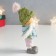 Souvenir Polystone Suspension "Boy in a green hat and blue jacket" 6.5x5x13 cm