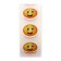 Stickers in the roll "Smiles - 2" diameter 1.5 cm, 1000 pcs.