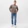 Jumper male minku: Casual Collection Taup Color, Rr. 48