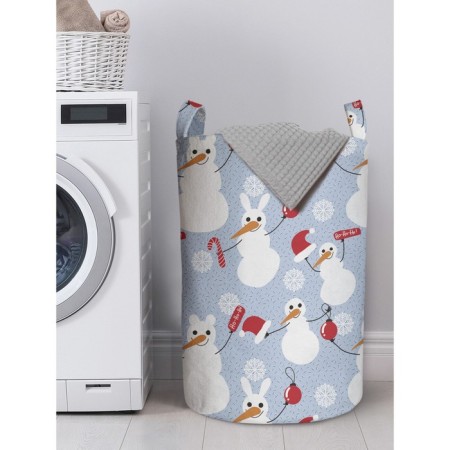 Basket for storing things "Happy Snowman", size 40x60 cm