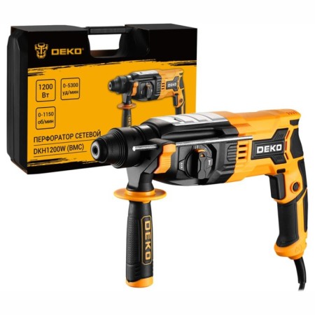 DEKO DKH1200W perforator, network, in the case, 1200 W, 3.2 J, 1150 rpm, 5300 beats/min-7