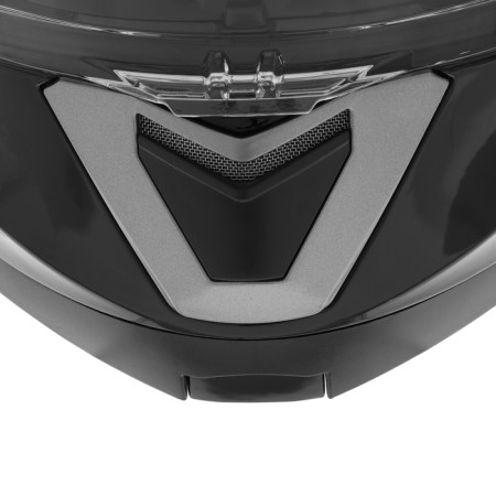 Modular helmet with two visors, size L (59-60), model-BLD-160E, black glossy-11