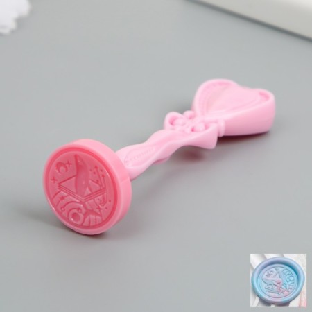 Printing for wax with a plastic handle "Kit" 2.5 cm