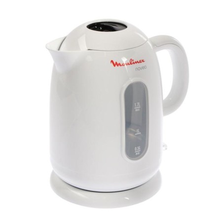 Electric kettle Moulinex by282130, plastic, 1.7 l, 2400 watts, white