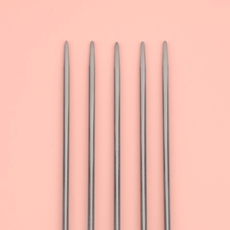 Knitting knitting needles, hosiery, d = 2.5 mm, 24 cm, 5 pcs-1