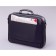 Business Bank, Lightning Department, 2 external pockets, mounting on a suitcase, black color