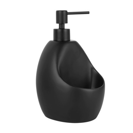 Liquid soap dispenser with a K-8099Black sponge container, black