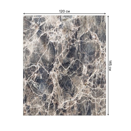 The tablecloth “Marble cracks”, rectangular, Saten, size 120x145 cm-1