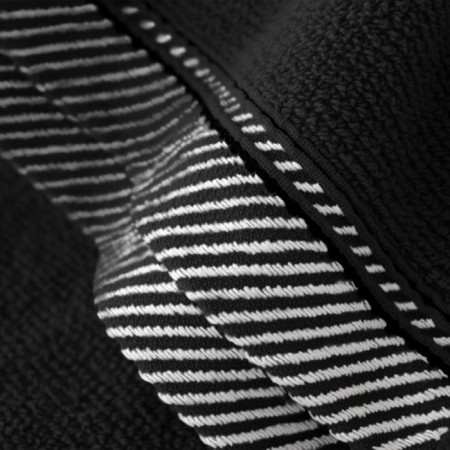 Terry towel Verossa FJord, 450 gr, size 70x140 cm, black color black-1