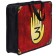 Plastic folder with A4 handles, on a zipper, 75x330x260 mm, gravity folz