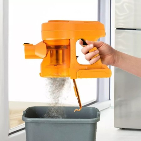 Vacuum cleaner KitFort KT-5251, vertical, 120 watts, 0.8 l, orange-9