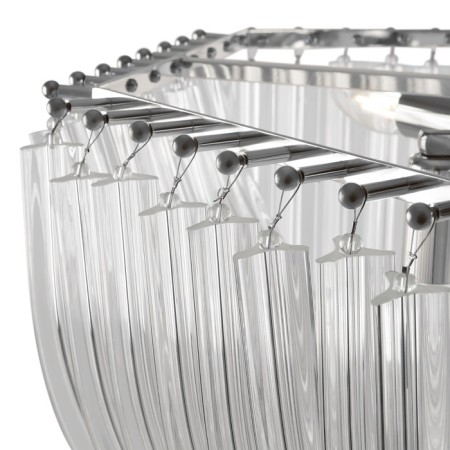 Suspended lamp FREAA FR5182PL-06CH ONDA, 500x500x1640 mm, E14, 6x60W, color chromium-4