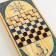 NARDS "SARRUST", wooden board 60 x 60 cm, with a field for playing checkers