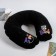 Keep Calm and Travel pillow, black color