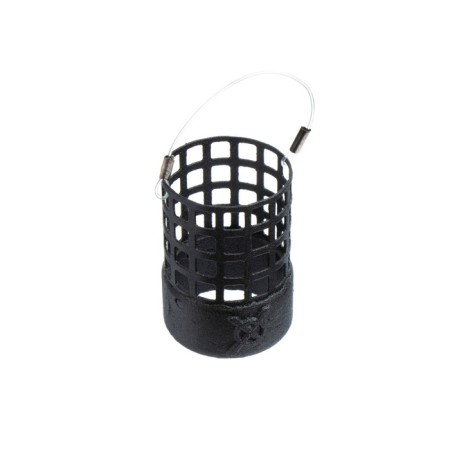 Metallic feeder X-Feeder ME Bullet Hawk M Perfo, Matt Black, 60 g, 30 ml-1