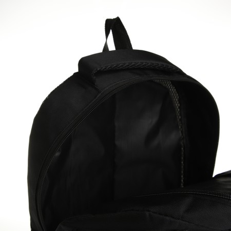 Youth backpack from lightning textiles, 5 pockets, black/red color-5
